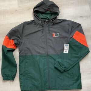 Colosseum Mens University of Miami Hurricanes Jacket NWT XL